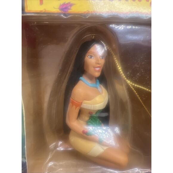 2 Disney Pocahontas & Meeko 1995 First Issue Christmas Ornaments in Boxes - Picture 2 of 4
